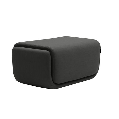 Pouf contemporain - BASKET - SOFTLINE - en tissu / rectangulaire / couleur personnalisable