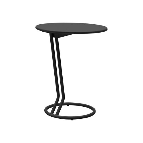 Table d'appoint contemporaine - BOGGIE - SOFTLINE - en MDF laqué / en acier / en laiton