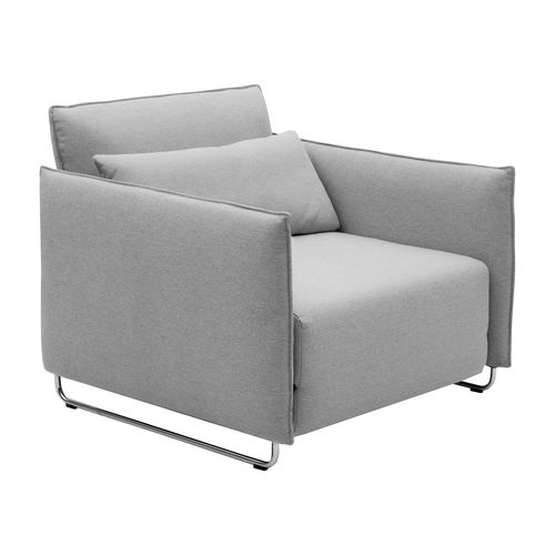 Fauteuil contemporain - CORD - SOFTLINE - en tissu / en acier / avec revêtement amovible