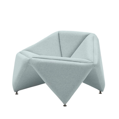 Fauteuil design original - FOLD - SOFTLINE - en tissu / couleur personnalisable / pour établissement public