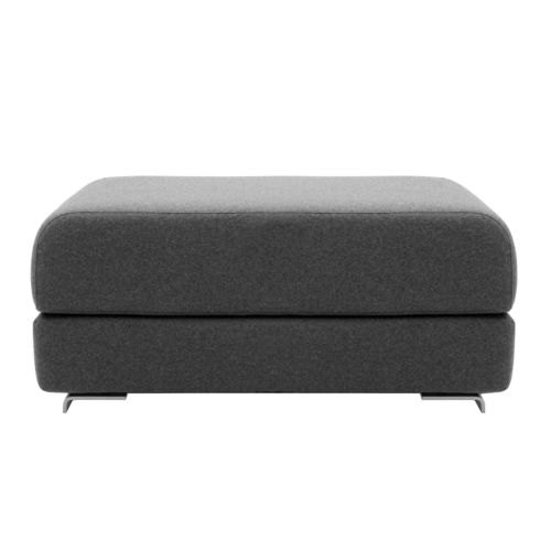 Pouf contemporain - LOUNGE - SOFTLINE - en tissu / carré / modulable