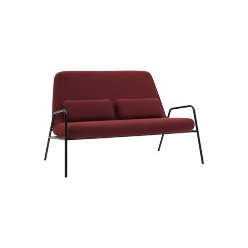 Canapé compact - NOLA - SOFTLINE - design scandinave / en tissu / avec revêtement amovible