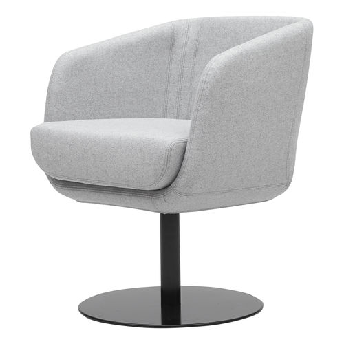 Fauteuil contemporain - SHELLY - SOFTLINE - en tissu / avec revêtement amovible / orange