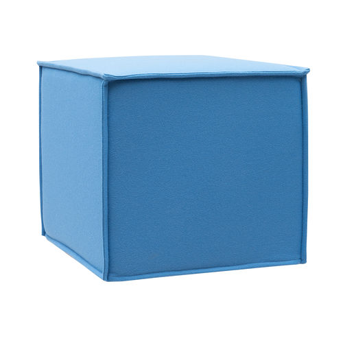 Pouf contemporain - SPACE - SOFTLINE - en tissu / en mousse / carré