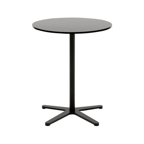 Table d'appoint contemporaine - XO FIX - SOFTLINE - en acier / avec piètement en acier / ronde