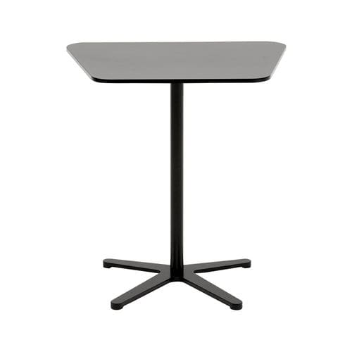Table d'appoint contemporaine - XO FIX - SOFTLINE - en acier / avec piètement en acier / trapézoïdale