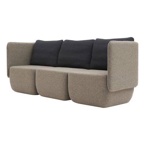 Canapé modulable - OPERA - SOFTLINE - contemporain / en tissu / avec accoudoirs