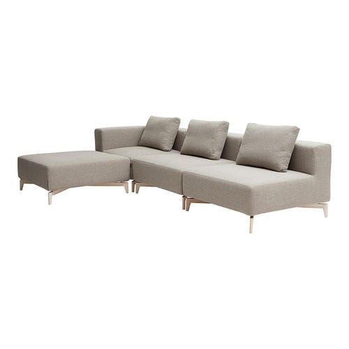 Canapé modulable - PASSION - SOFTLINE - contemporain / en tissu / avec revêtement amovible