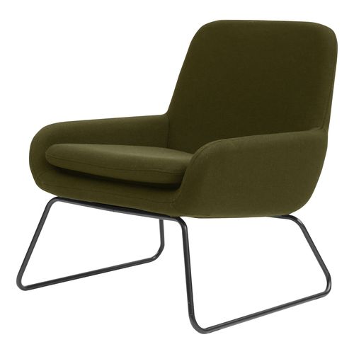 Fauteuil contemporain - COCO - SOFTLINE - en tissu / en acier chromé / avec revêtement amovible