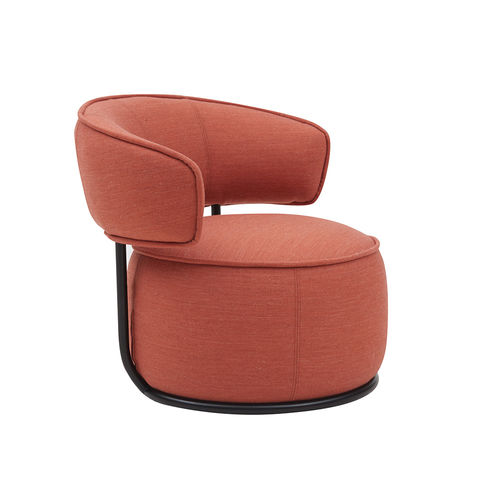 Fauteuil contemporain - PICOLO - SOFTLINE - en tissu / en acier / avec revêtement amovible