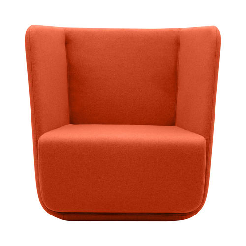 Fauteuil contemporain - BASKET - SOFTLINE - en tissu / avec revêtement amovible / avec dossier haut