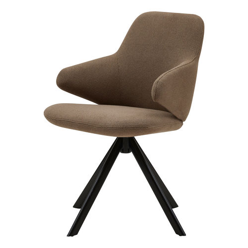 Chaise contemporaine - NUUK - SOFTLINE - d'intérieur / en tissu / avec piètement en acier
