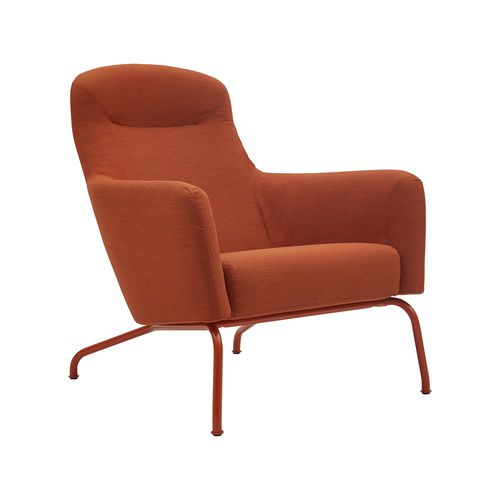 Fauteuil contemporain - HAVANA - SOFTLINE - en tissu / en acier / avec repose-pieds