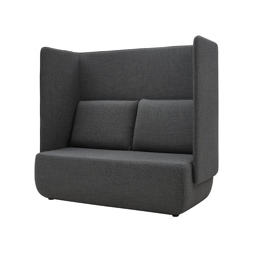 Canapé contemporain - OPERA - SOFTLINE - en tissu / avec accoudoirs / avec dossier haut