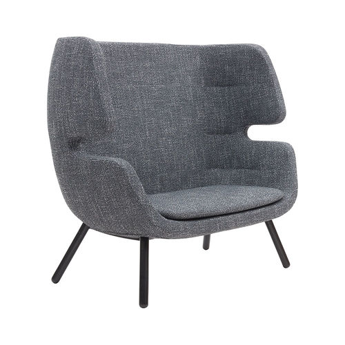 Canapé compact - MOAI - SOFTLINE - contemporain / en tissu / avec revêtement amovible