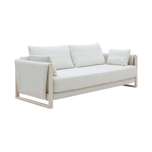 Canapé lit - MADISON WOOD - SOFTLINE - contemporain / en tissu / avec accoudoirs