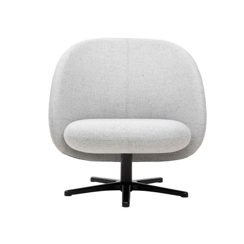 Fauteuil contemporain - RUFLE - SOFTLINE - en tissu / en métal / tapissé