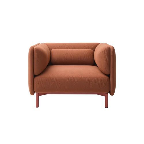 Fauteuil contemporain - JUNTO - SOFTLINE - en tissu / en métal / durable