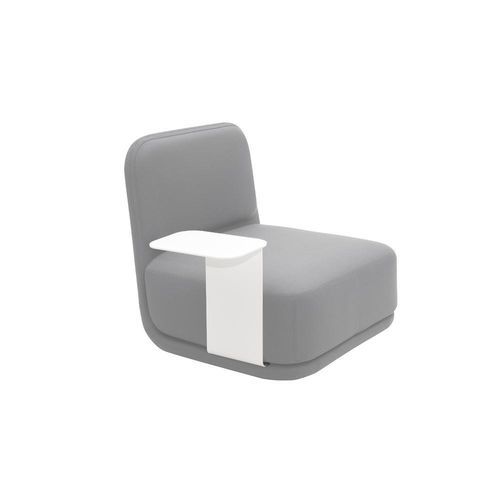 Fauteuil contemporain - STANDBY - SOFTLINE - en tissu / à tablette / tapissé
