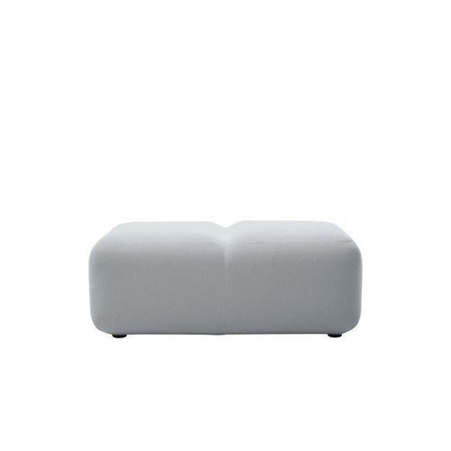 Pouf contemporain - CHOCO - SOFTLINE - en tissu / carré / rectangulaire