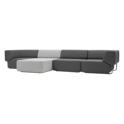 Canapé modulable - NOA - SOFTLINE - contemporain / en tissu / avec revêtement amovible