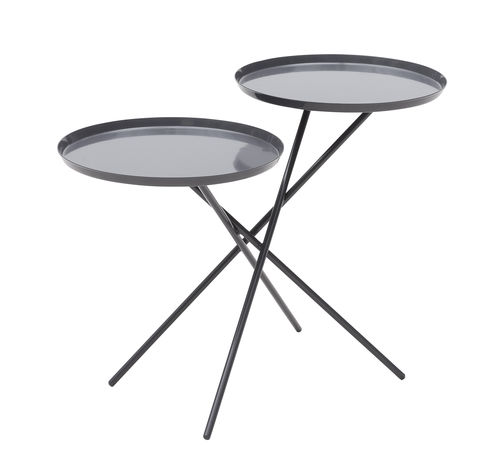 Table d'appoint contemporaine - MONDAY - SOFTLINE - en métal / ronde / pour hôtel
