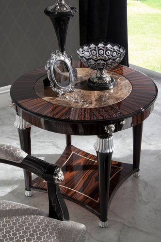 Table d'appoint Art Déco - 4267 - Soher - en bois / ronde / résidentielle