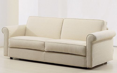 Canapé lit - FACILE 2 - Sormani - classique / en tissu / beige