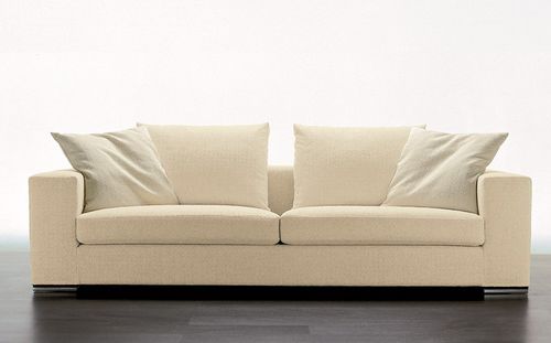 Canapé modulable - ISLAND - Sormani - contemporain / en tissu / beige