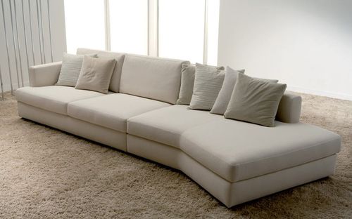 Canapé modulable - MOVE - Sormani - contemporain / en tissu / avec revêtement amovible