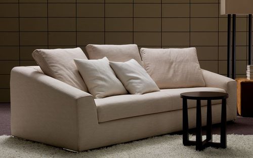 Canapé modulable - NOIR - Sormani - contemporain / en tissu / avec revêtement amovible