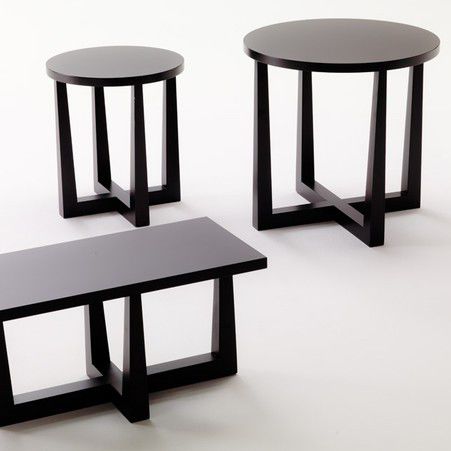 Table d'appoint contemporaine - STILL - Sormani - en bois / ronde / rectangulaire