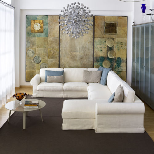Canapé modulable - CAMBRIDGE - Swan Italia - classique / en tissu / en cuir