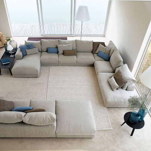 Canapé modulable - HILLS - Swan Italia - en arc de cercle / contemporain / en tissu