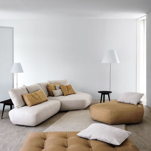 Canapé modulable - PACK - Swan Italia - contemporain / en tissu / en cuir