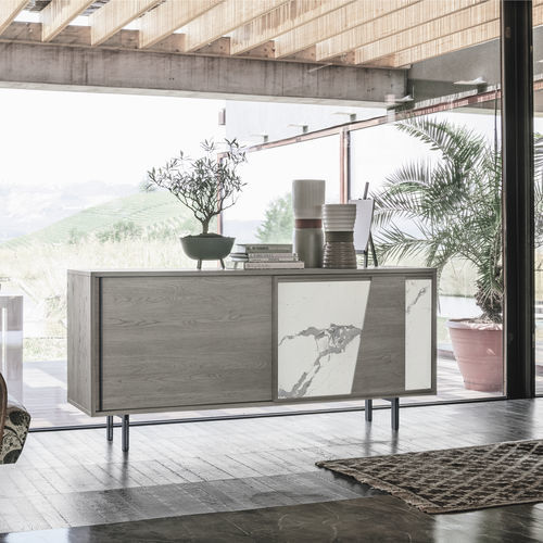 Buffet contemporain - MODUS NEW - Target Point - en métal peint / stratifié / en céramique