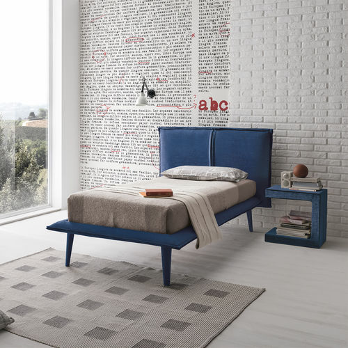 Lit simple - ITACA - Target Point - contemporain / avec tête de lit / avec base de rangement