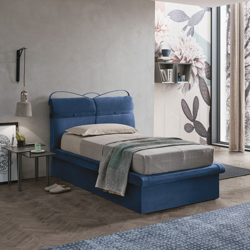 Lit simple - CORFÙ PLUS - Target Point - contemporain / avec tête de lit / avec base de rangement