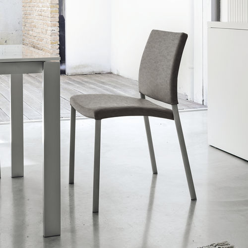 Chaise contemporaine - ZARA - Target Point - de cuisine / en tissu / avec piètement en métal peint