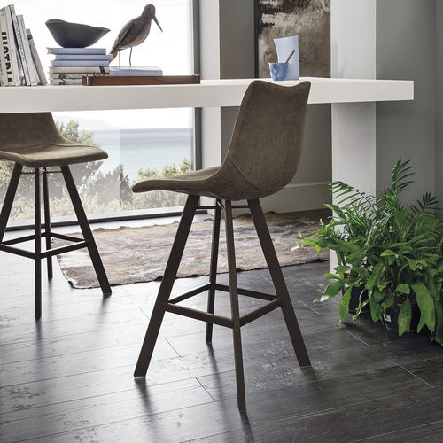 Chaise de bar contemporaine - MAIORCA PLUS - Target Point - d'intérieur / en polyuréthane / avec piètement en métal peint