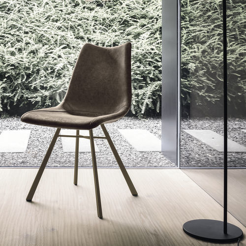 Chaise contemporaine - MAIORCA - Target Point - d'intérieur / en tissu / avec piètement en métal laqué