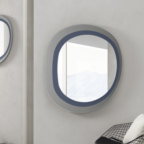 Miroir mural - NEFTI 120 - Target Point - contemporain / en verre bombé / bleu