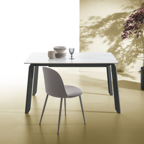 Table contemporaine - EFESTO - Target Point - en verre / en stratifié / en grès cérame