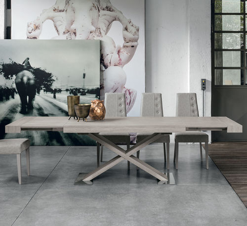 Table à manger contemporaine - ASTERION 180 - Target Point - en stratifié / avec piètement en stratifié / rectangulaire