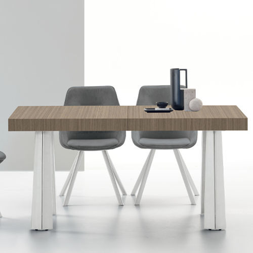 Table à manger contemporaine - ORFEO - Target Point - en stratifié / avec piètement en métal peint / rectangulaire