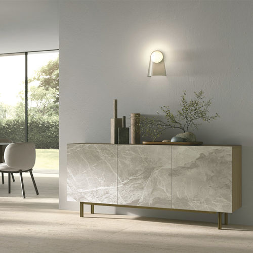 Buffet contemporain - GIUNONE NEW 180 - Target Point - en métal / stratifié / en grès cérame