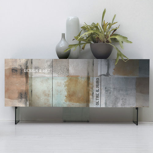 Buffet mural - DAFNE 162 - Target Point - contemporain / en métal peint / stratifié