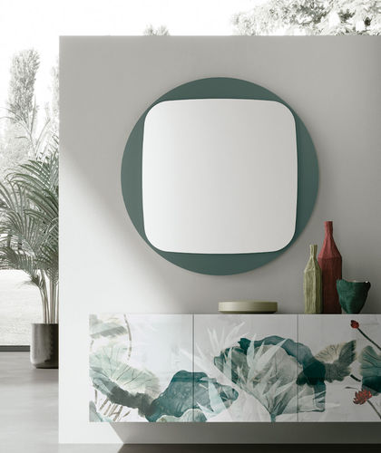 Miroir mural - SPACE - Target Point - contemporain / rond / beige