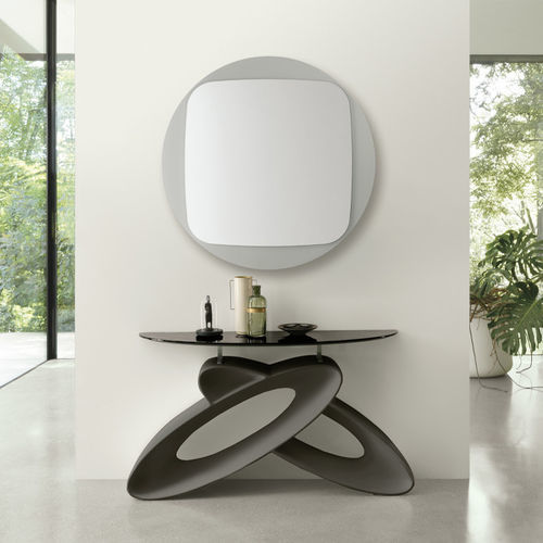 Table d'appoint design original - ECLIPSE - Target Point - en polyuréthane / avec piètement en polyuréthane / ronde