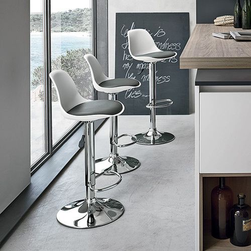 Chaise de bar contemporaine - STOCCOLMA - Target Point - d'intérieur / en polypropylène / en tissu